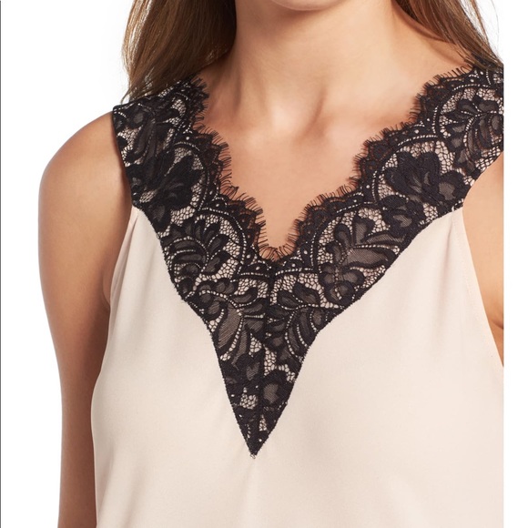 Chelsea28 lace trim tank - Picture 3 of 5